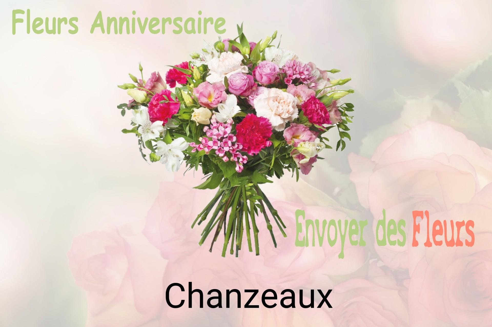 Bouquet de fleurs d’anniversaire livré à Chanzeaux
